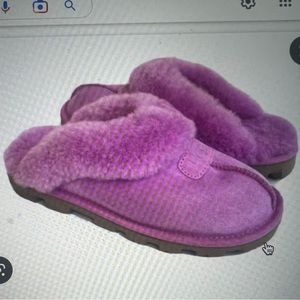 UGG Coquette wildflower shearling moccasin slippers US 8/39 EU 39